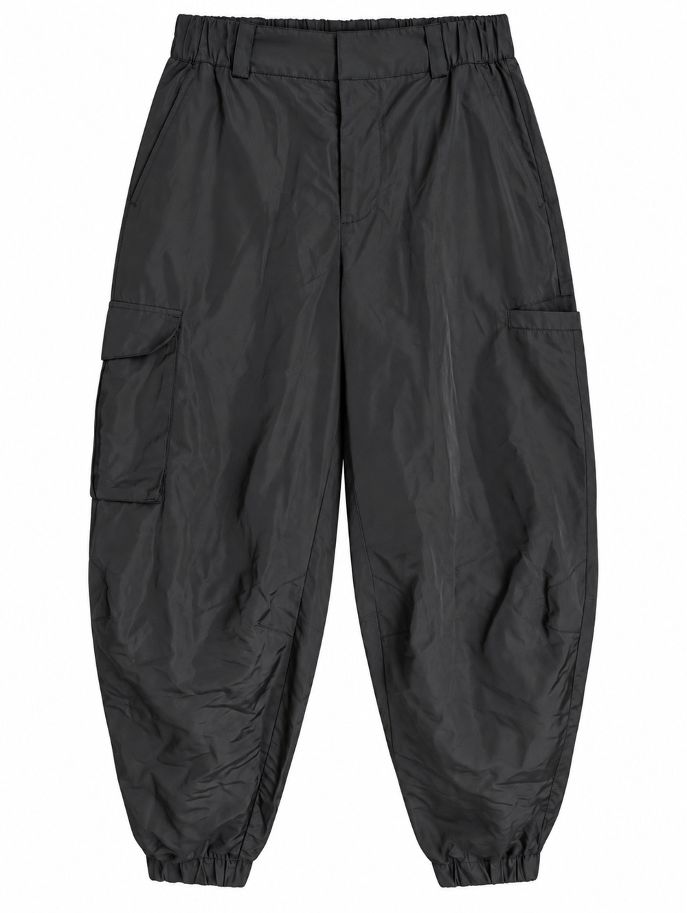 Alo Yoga High Waist Break Line Jogger Pants Womens Small Black Cargo W51319R NWT